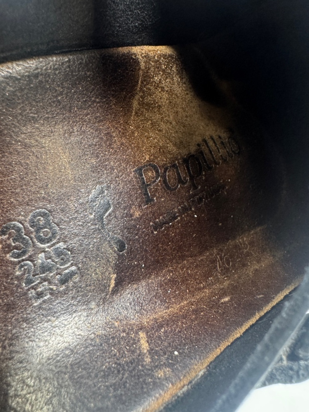 Birkenstock Papillio Dana Oiled Leather Wedges Black Size 38 - Picture 9 of 10